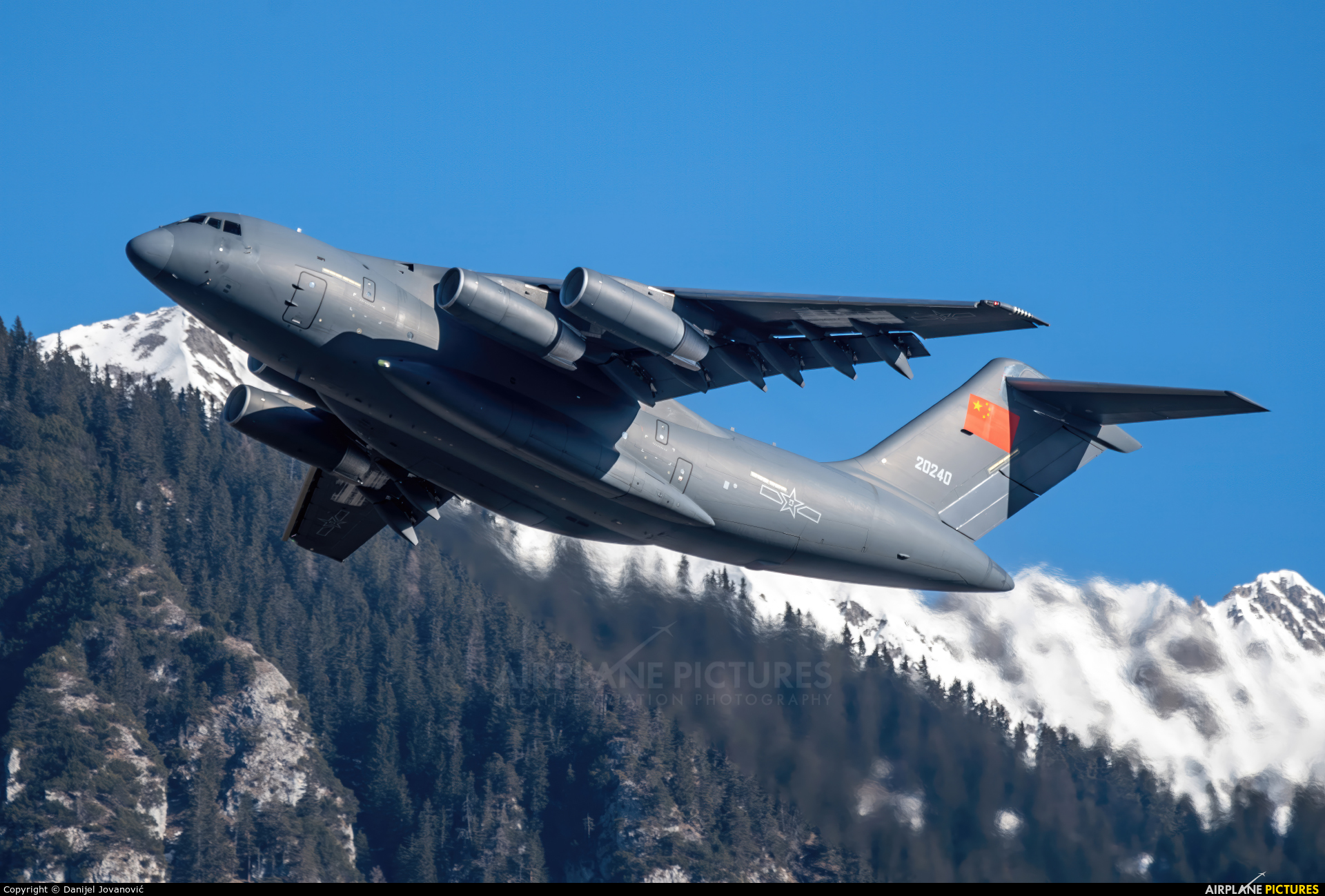 China - Air Force 20240 aircraft at Innsbruck