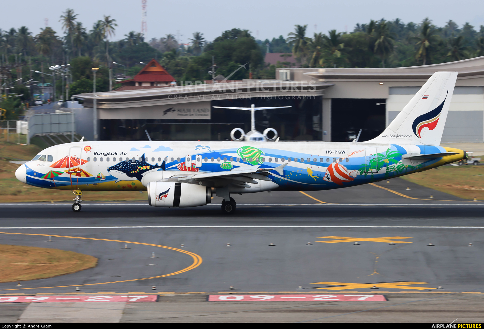 Bangkok Airways HS-PGW aircraft at Phuket