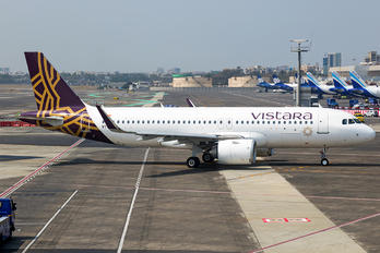 VT-TNS - Vistara Airbus A320 NEO