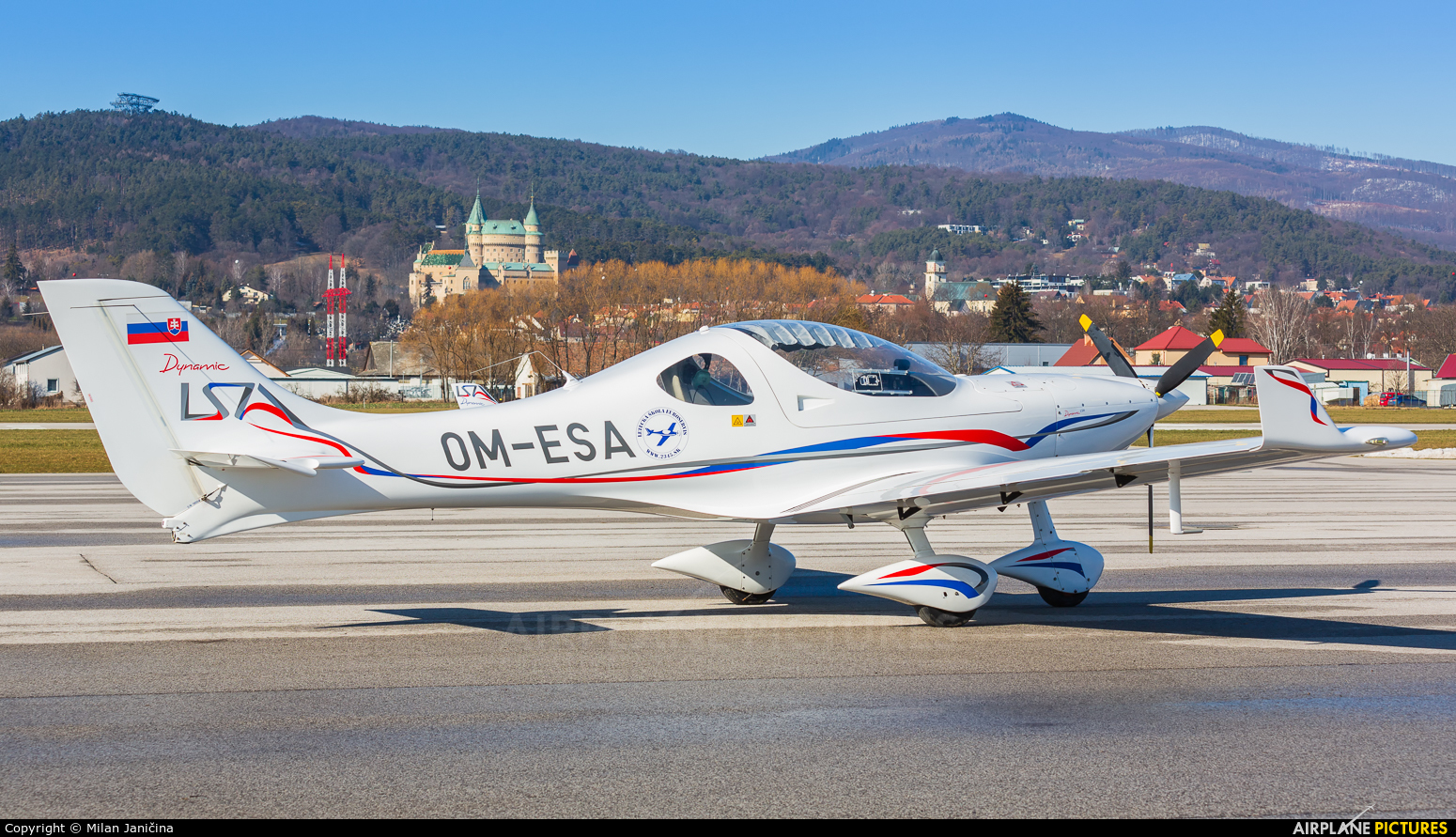 Private OM-ESA aircraft at Prievidza