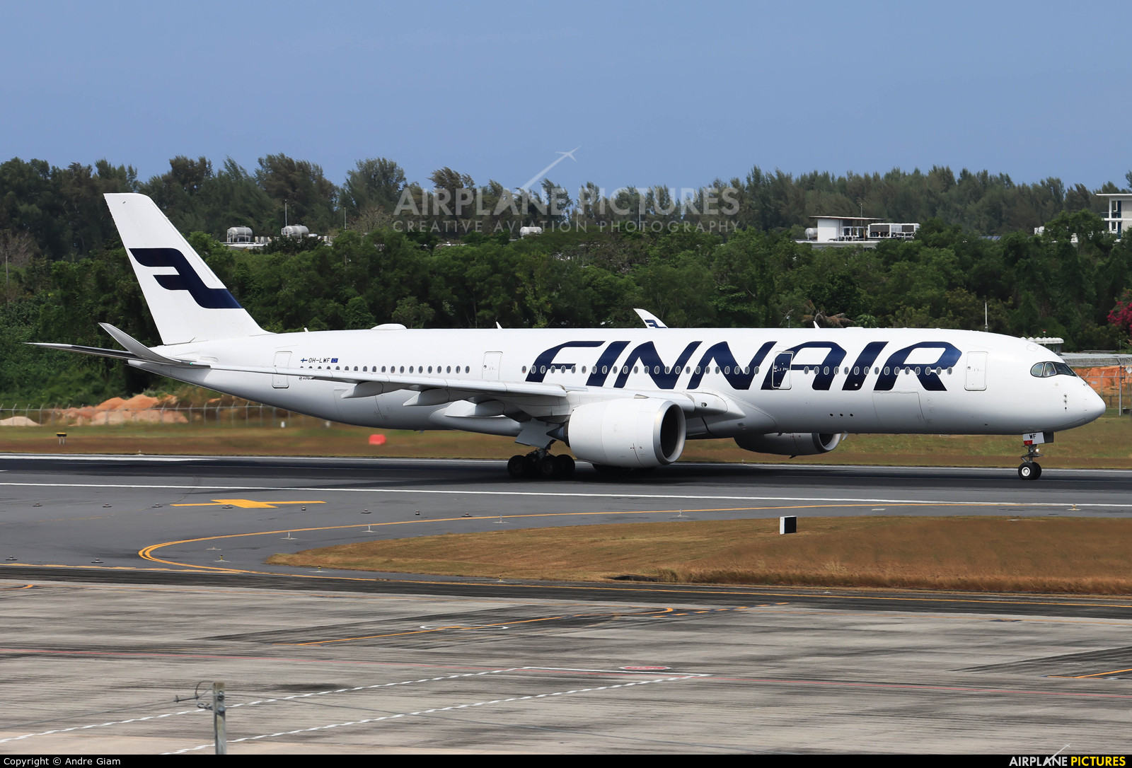 Finnair OH-LWF aircraft at Phuket