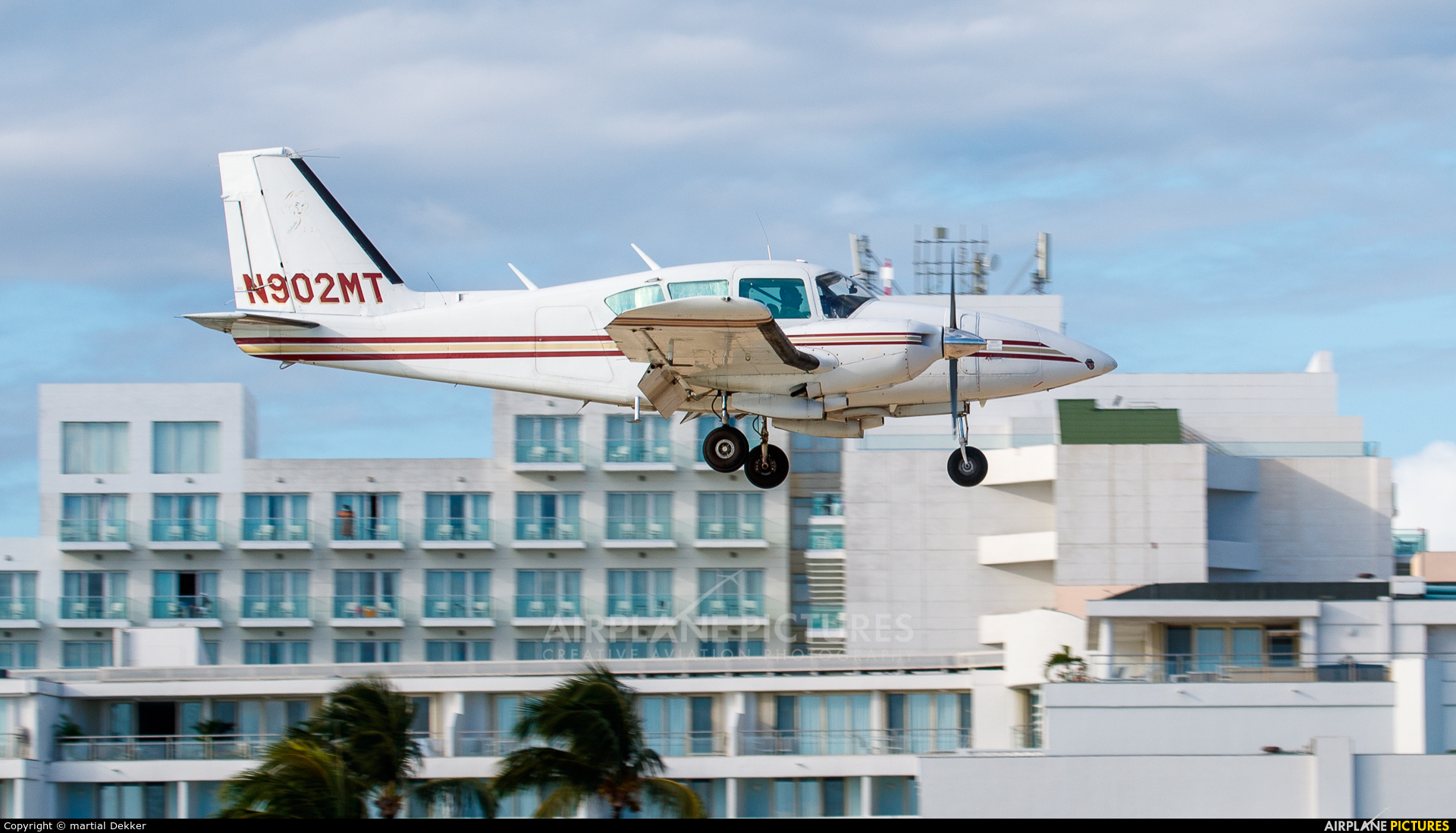 Private N902MT aircraft at Sint Maarten - Princess Juliana Intl