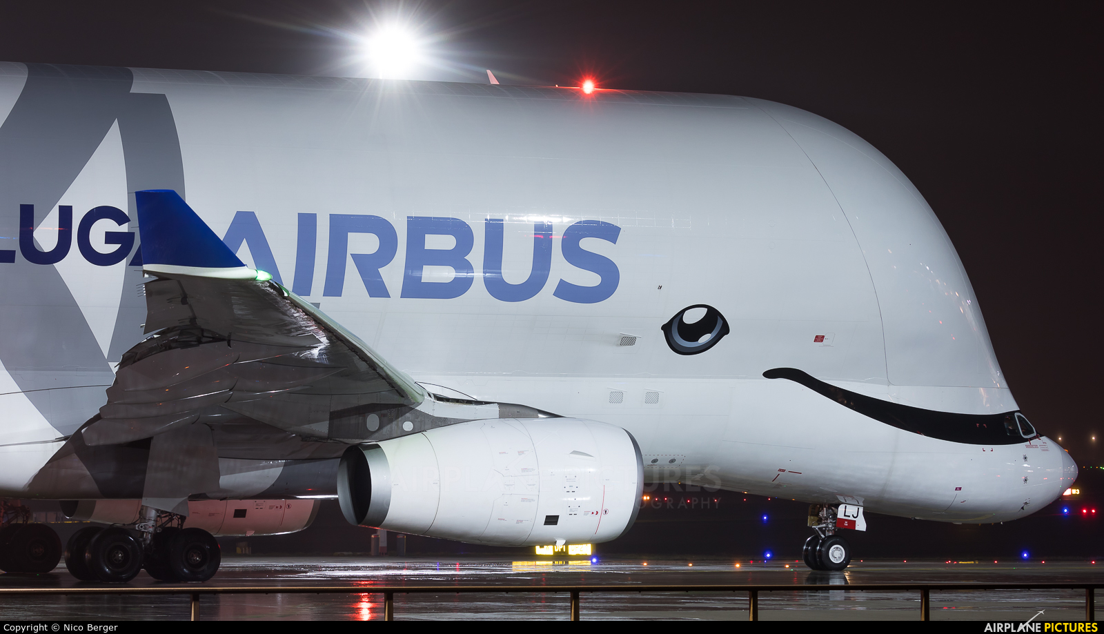 Airbus Transport International F-GXLJ aircraft at Frankfurt