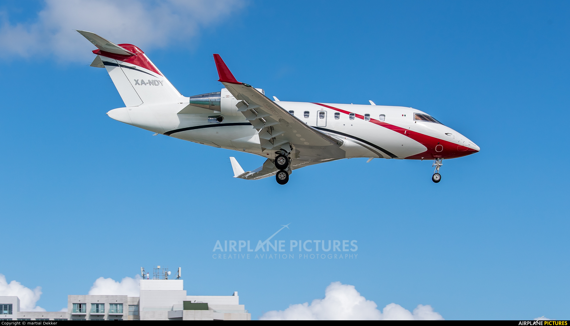 Private XA-NDY aircraft at Sint Maarten - Princess Juliana Intl