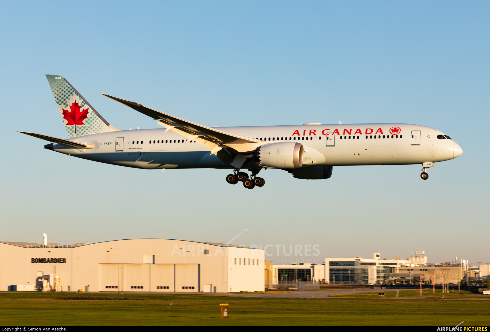 Air Canada C-FKSV aircraft at Montreal - Pierre Elliott Trudeau Intl, QC