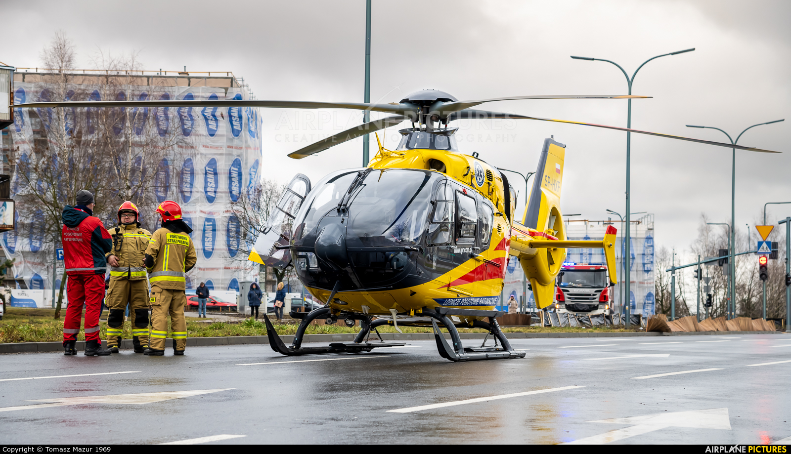 Polish Medical Air Rescue - Lotnicze Pogotowie Ratunkowe SP-HXF aircraft at Off Airport - Poland
