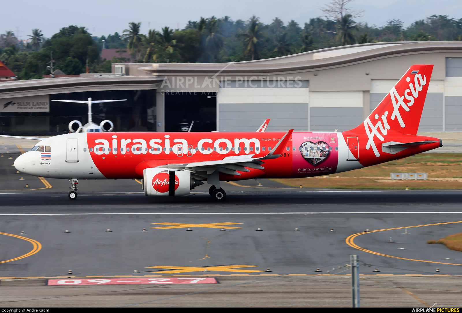 AirAsia (Thailand) HS-BBY aircraft at Phuket