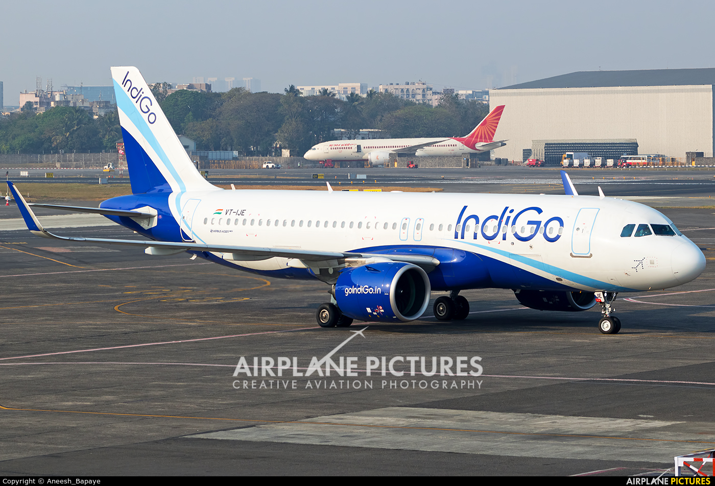 IndiGo VT-IJE aircraft at Mumbai - Chhatrapati Shivaji Intl