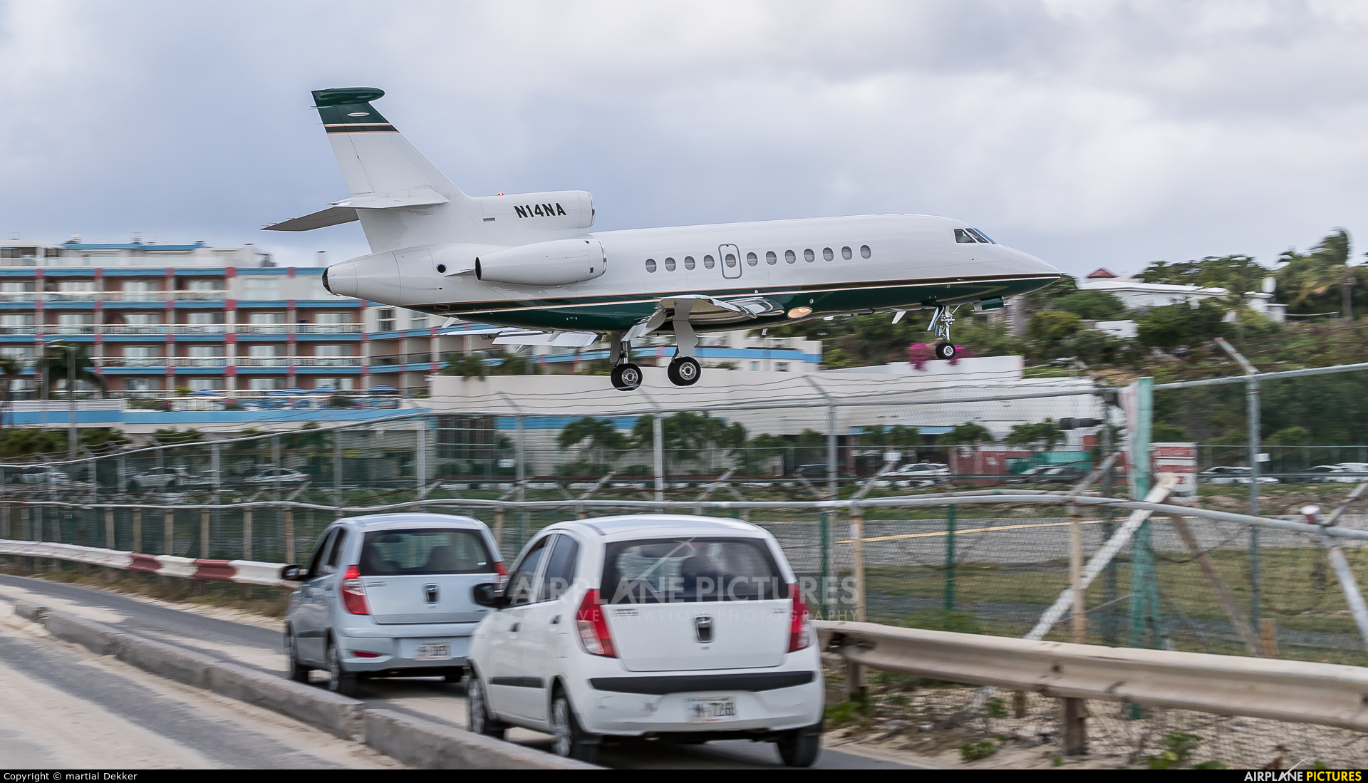 Private N14NA aircraft at Sint Maarten - Princess Juliana Intl