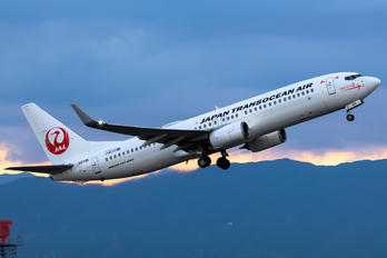 JA07RK - JAL - Japan Transocean Air Boeing 737-800