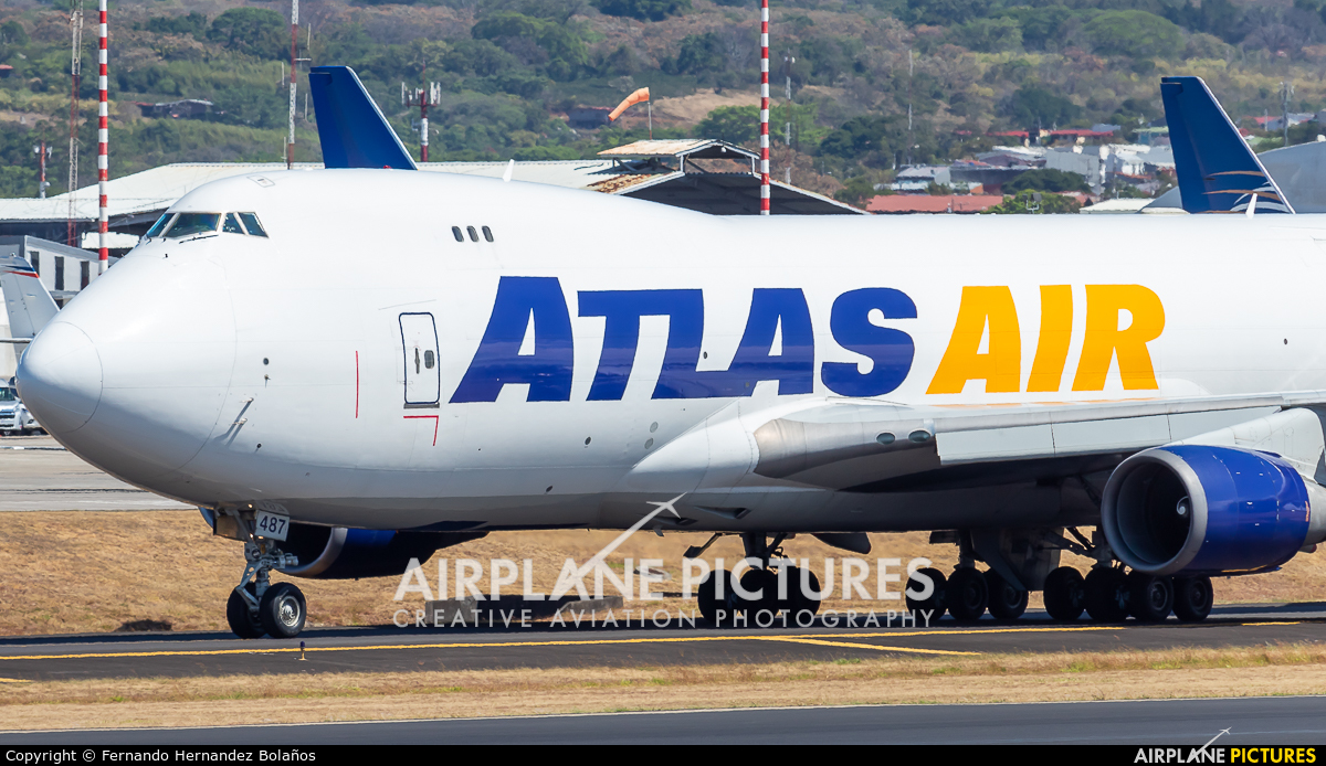 Atlas Air N487MC aircraft at San Jose - Juan Santamaría Intl