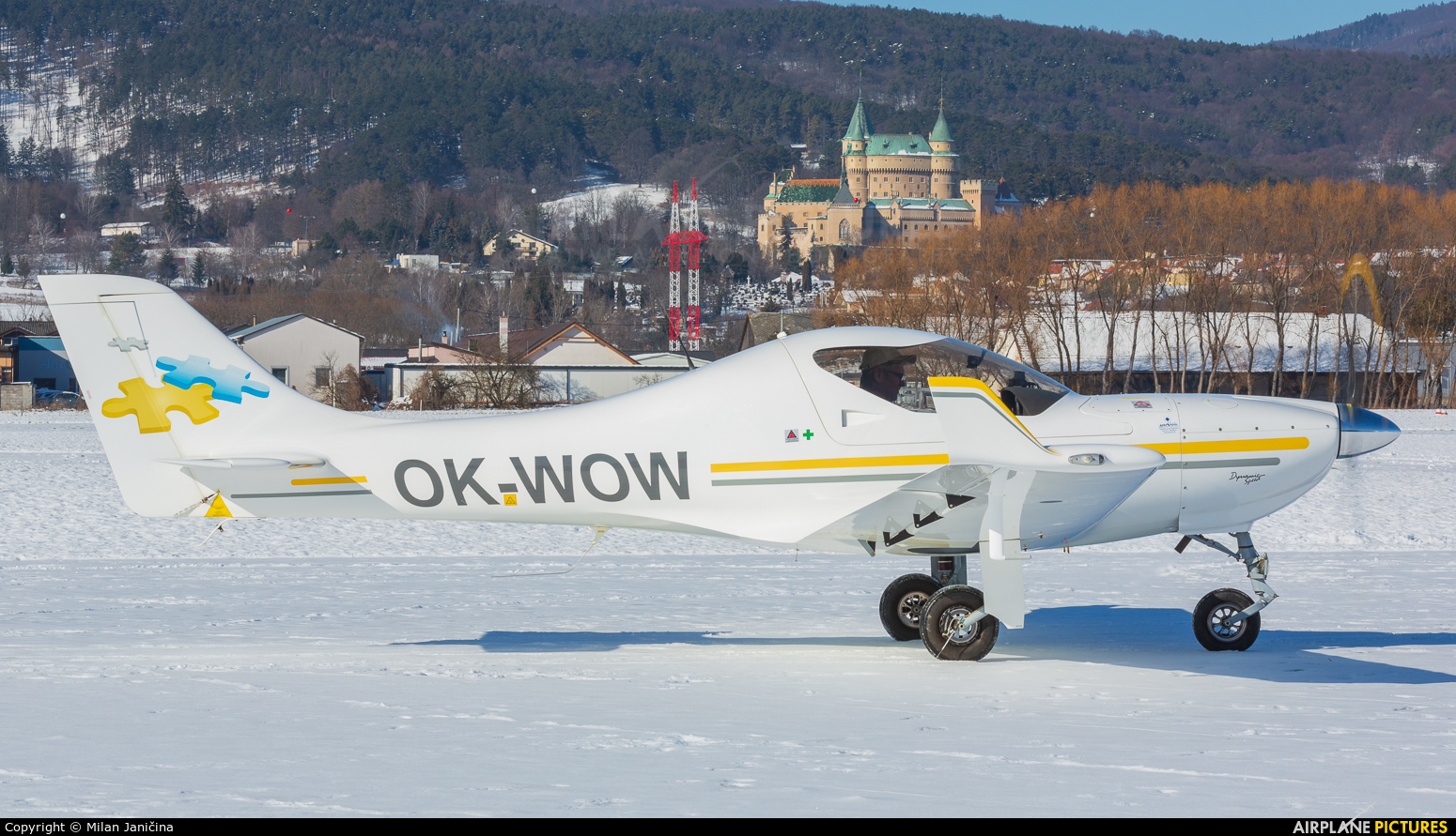 Private OK-WOW aircraft at Prievidza