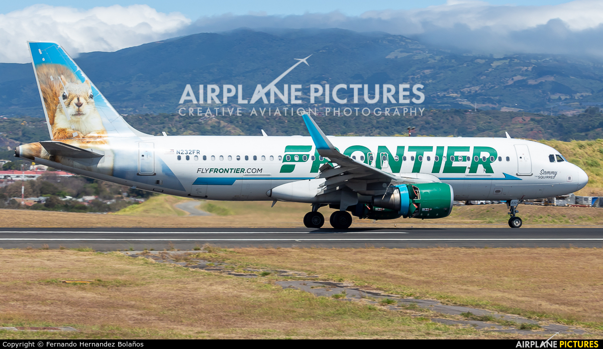 Frontier Airlines N232FR aircraft at San Jose - Juan Santamaría Intl