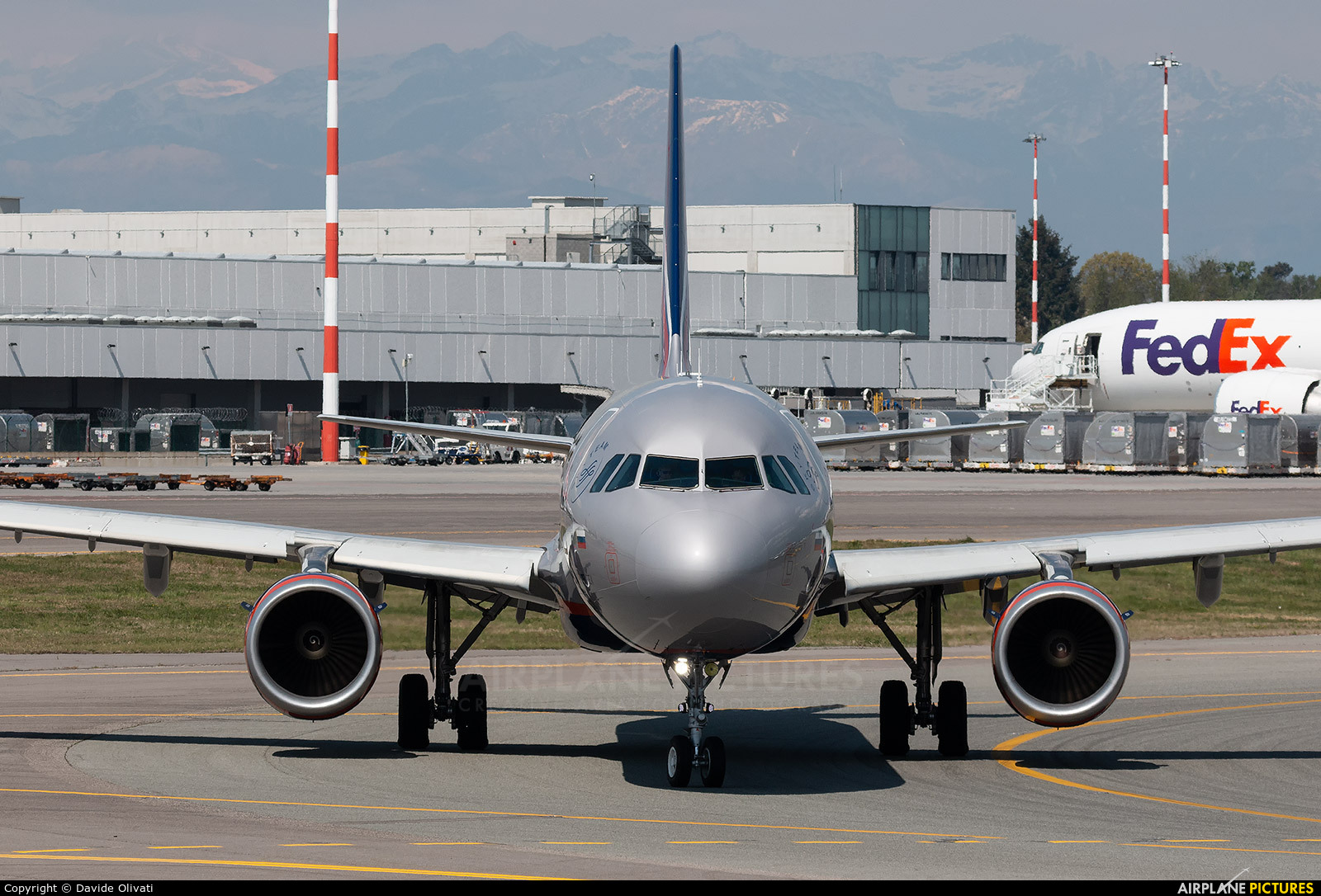 Aeroflot VP-BKQ aircraft at Milan - Malpensa