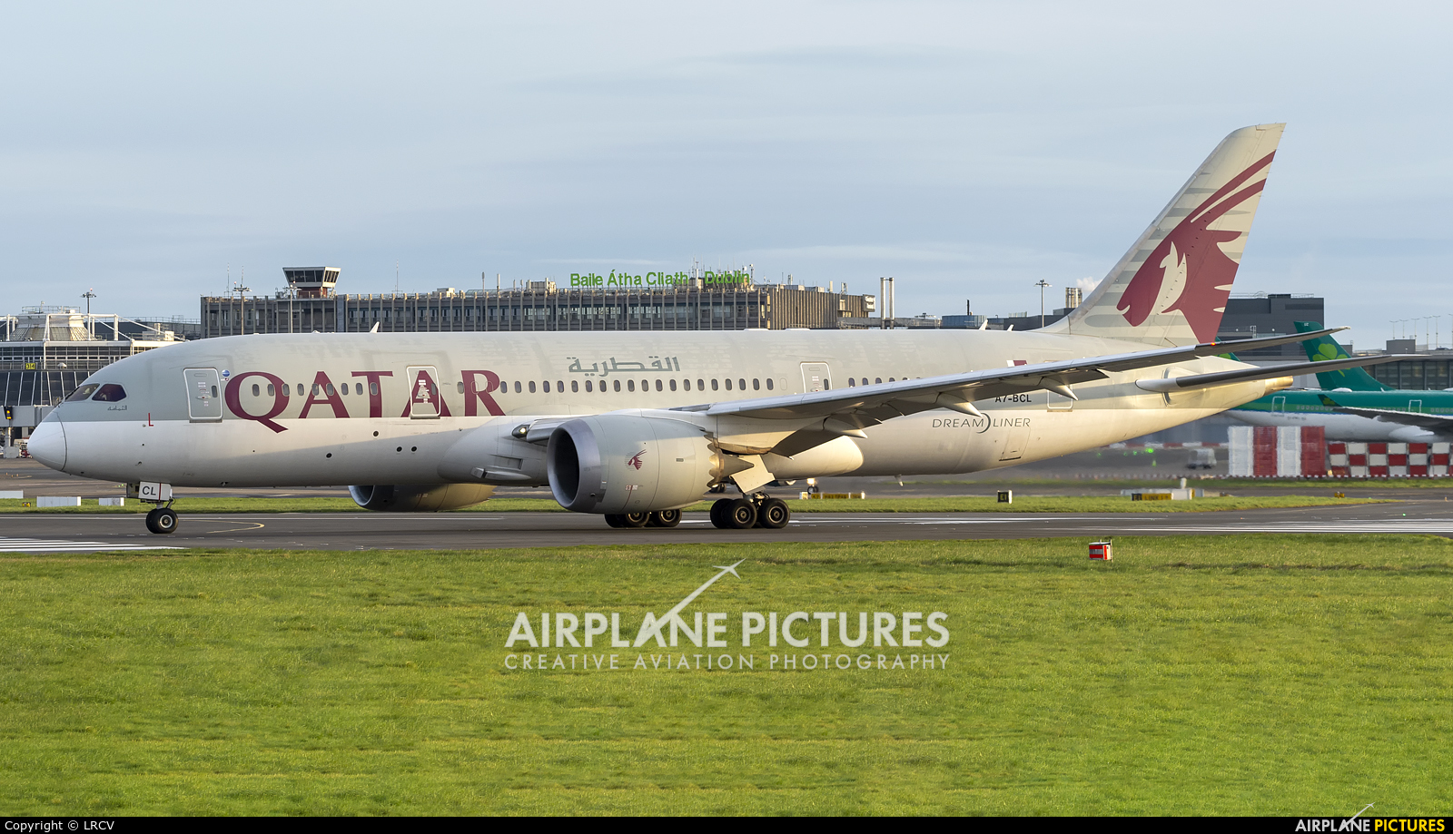 Qatar Airways A7-BCL aircraft at Dublin