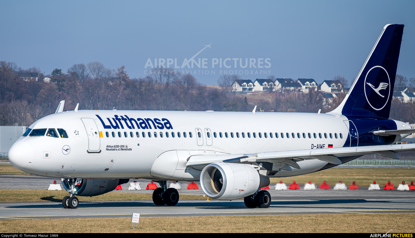 Lufthansa D-AIWE aircraft at Kraków - John Paul II Intl