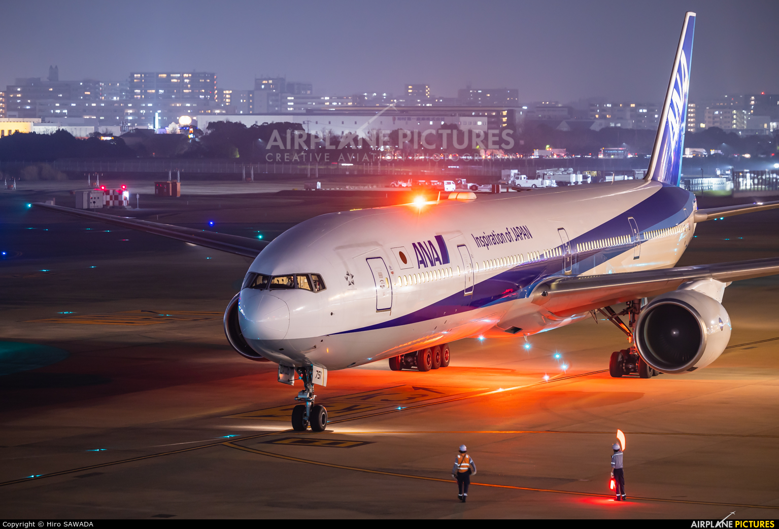 ANA - All Nippon Airways JA751A aircraft at Fukuoka
