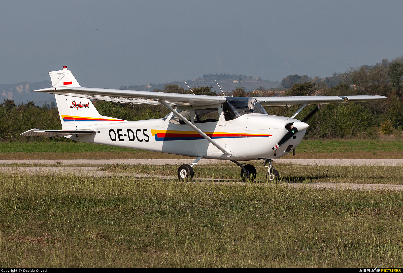 Private OE-DCS aircraft at Verona - Boscomantico