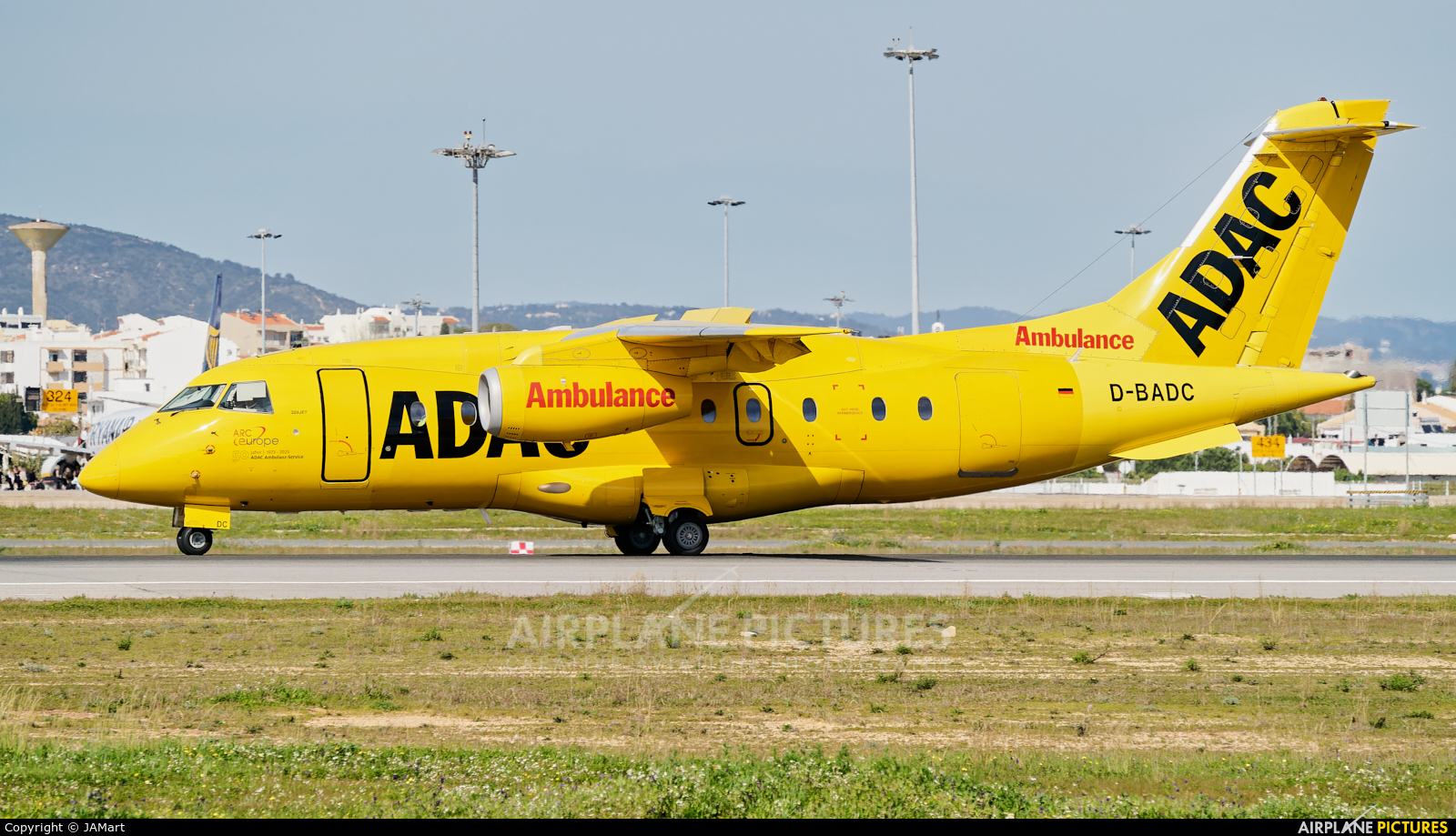 ADAC Luftrettung D-BADC aircraft at Faro
