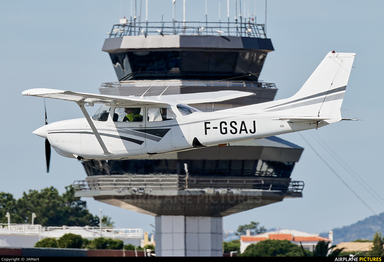 Private F-GSAJ aircraft at Faro