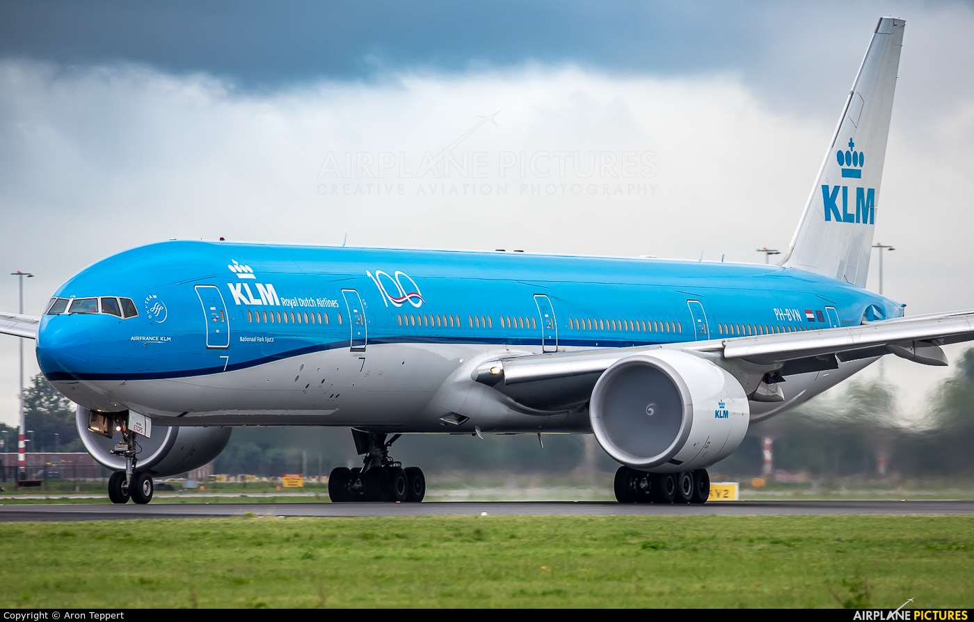 KLM PH-BVN aircraft at Amsterdam - Schiphol