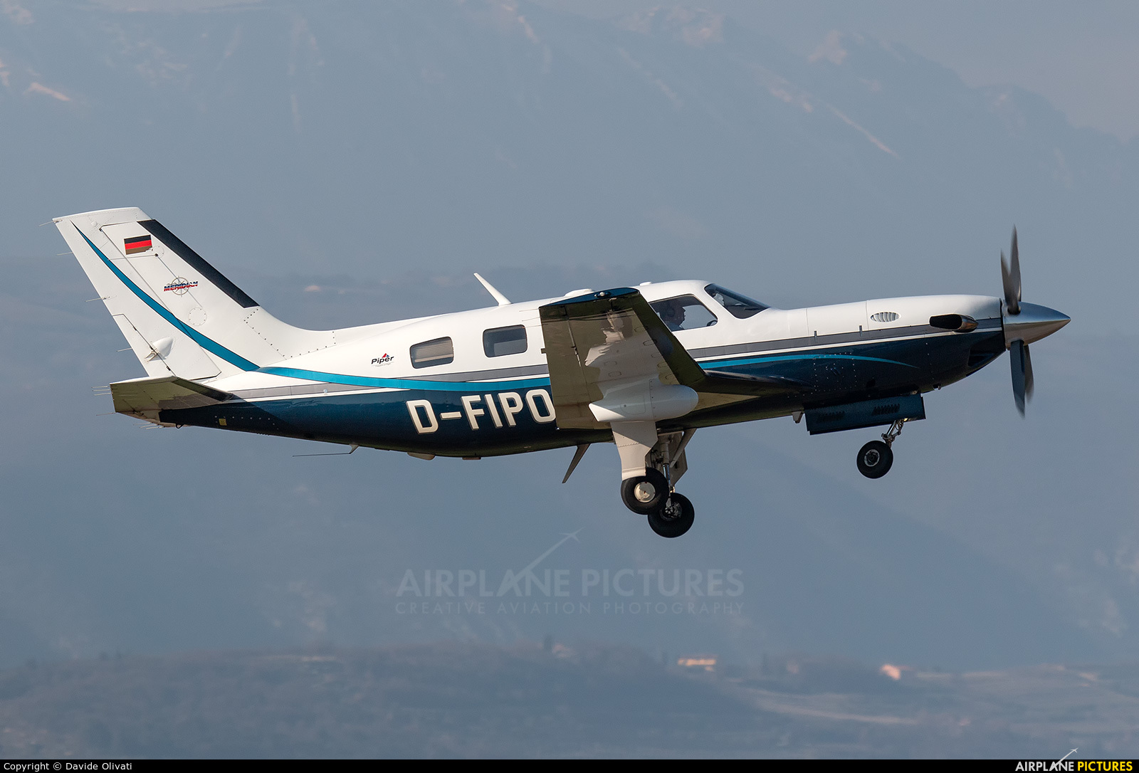 Private D-FIPO aircraft at Verona - Boscomantico