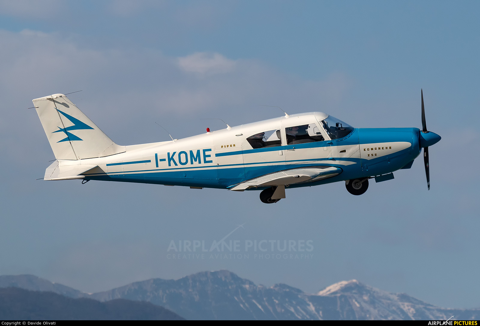 Private I-KOME aircraft at Verona - Boscomantico
