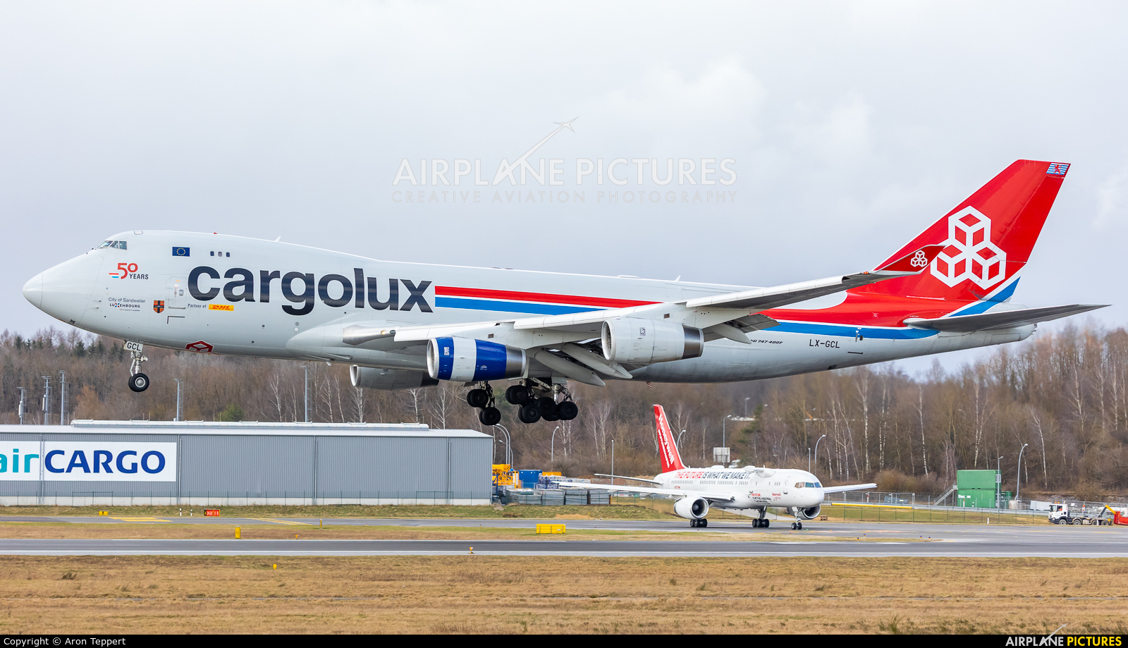 Cargolux LX-GCL aircraft at Luxembourg - Findel