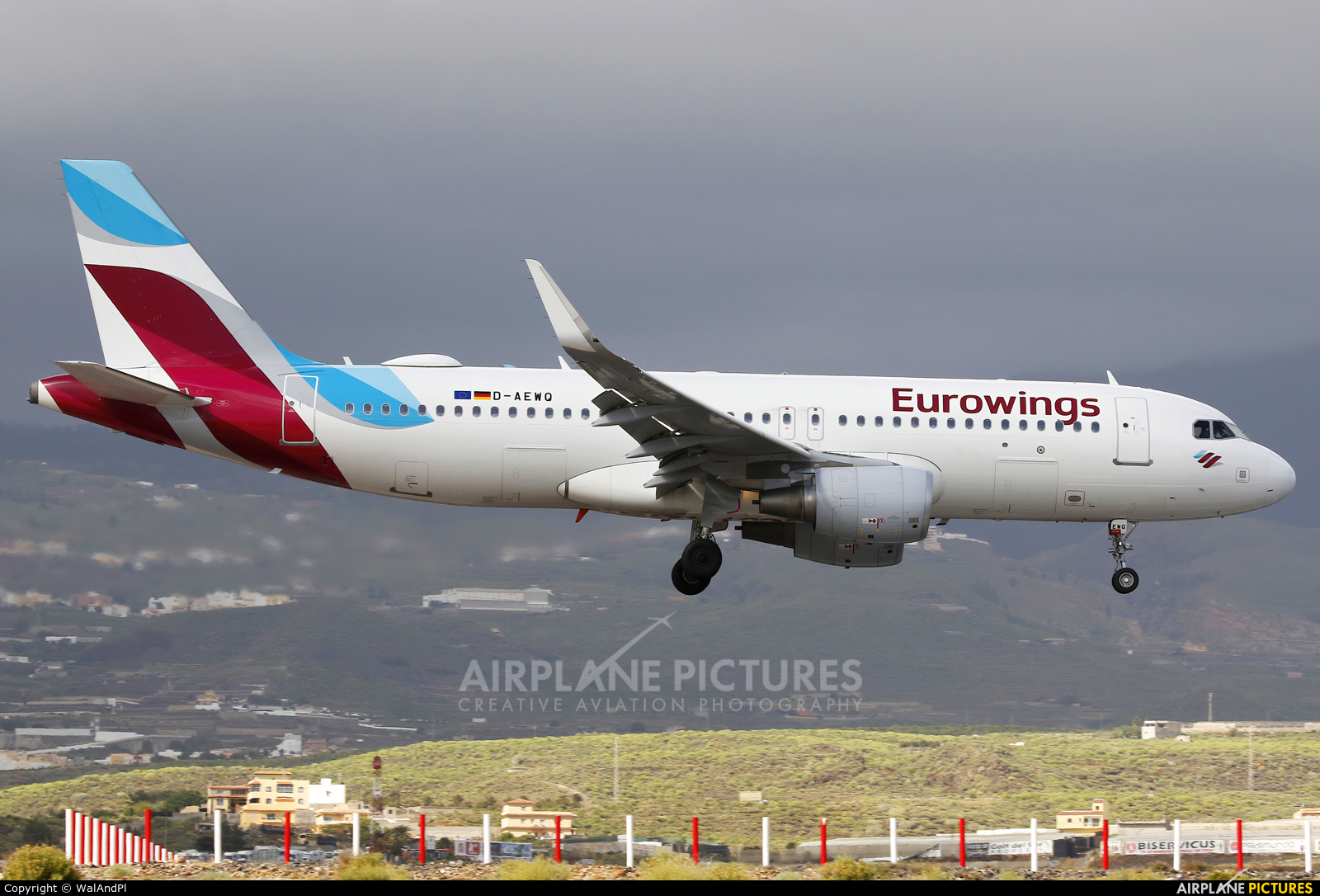 Eurowings D-AEWQ aircraft at Tenerife Sur - Reina Sofia