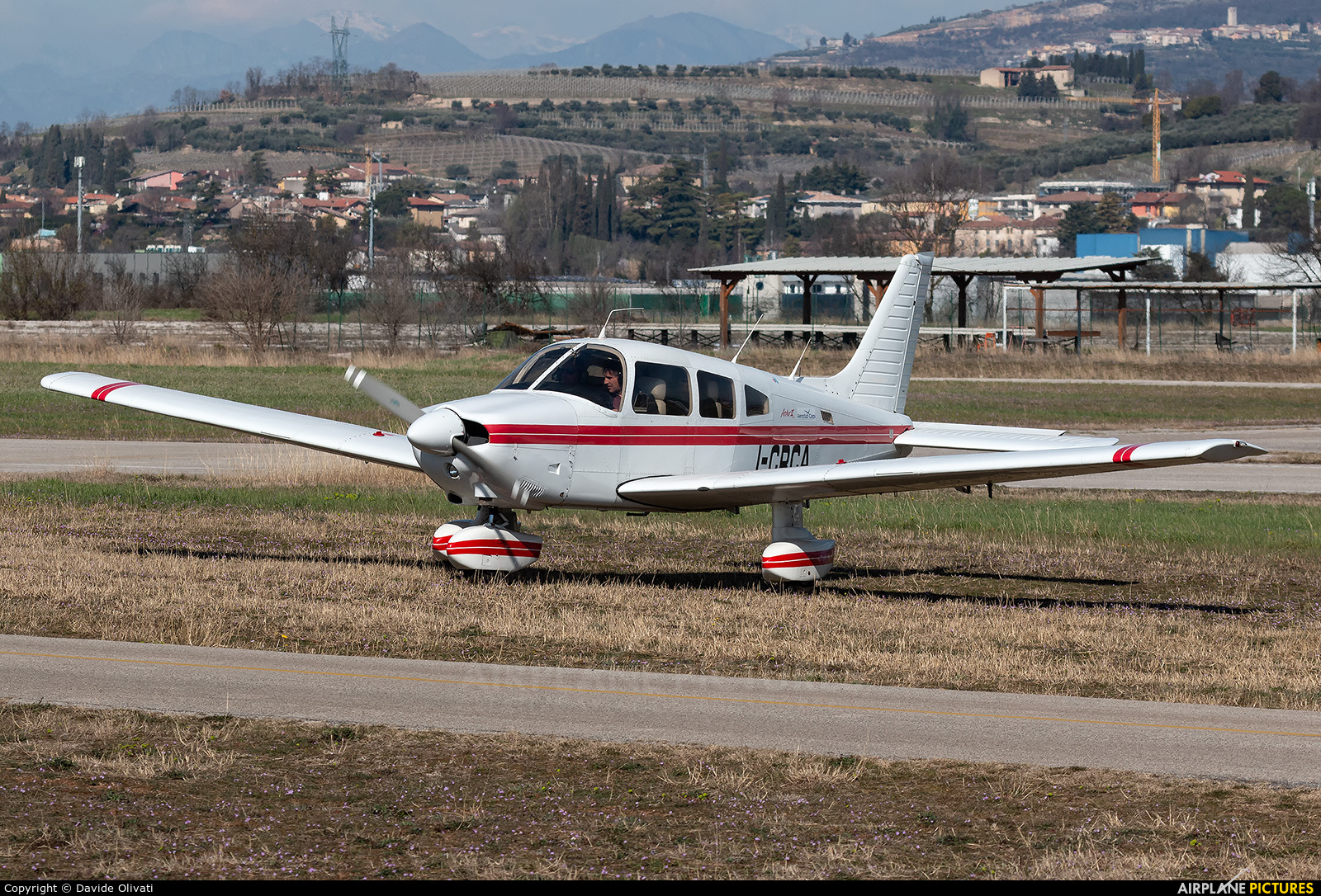 Private I-CRCA aircraft at Verona - Boscomantico