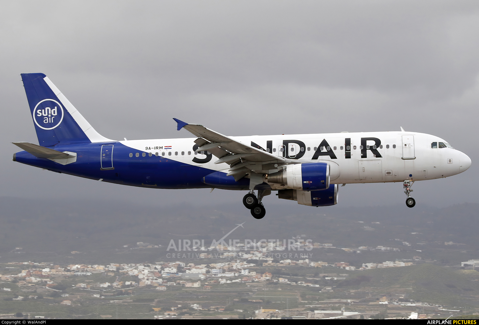 Sundair 9A-IRM aircraft at Tenerife Sur - Reina Sofia