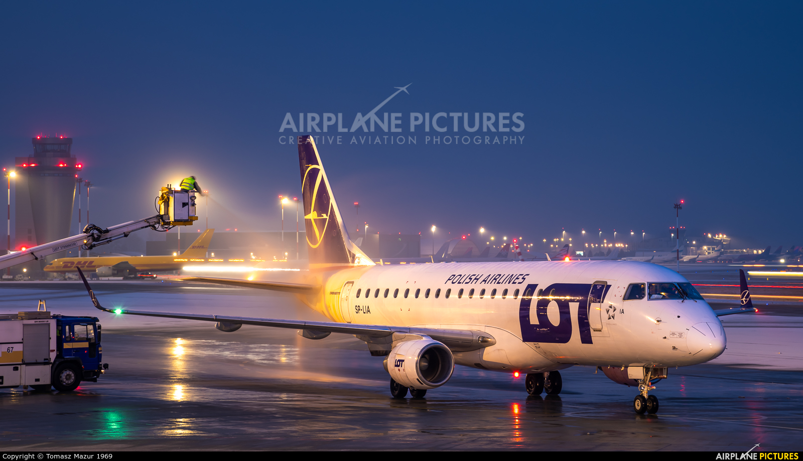 LOT - Polish Airlines SP-LIA aircraft at Katowice - Pyrzowice