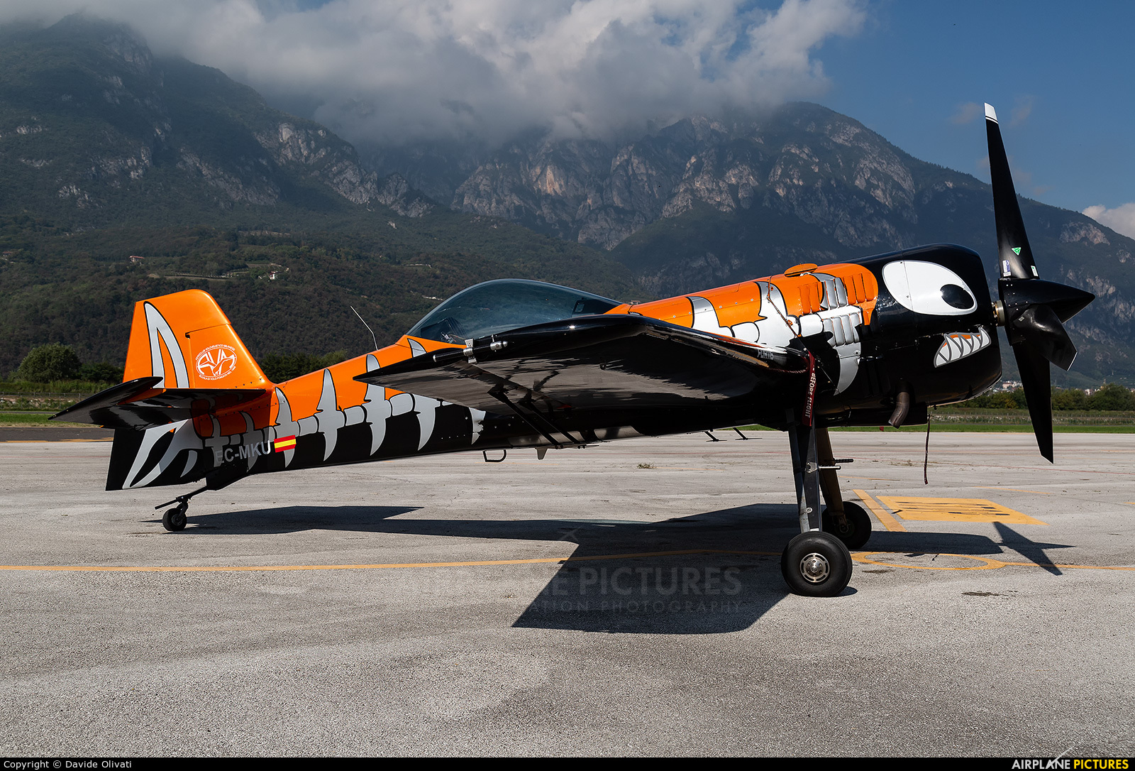 Private EC-MKU aircraft at Trento - Mattarello