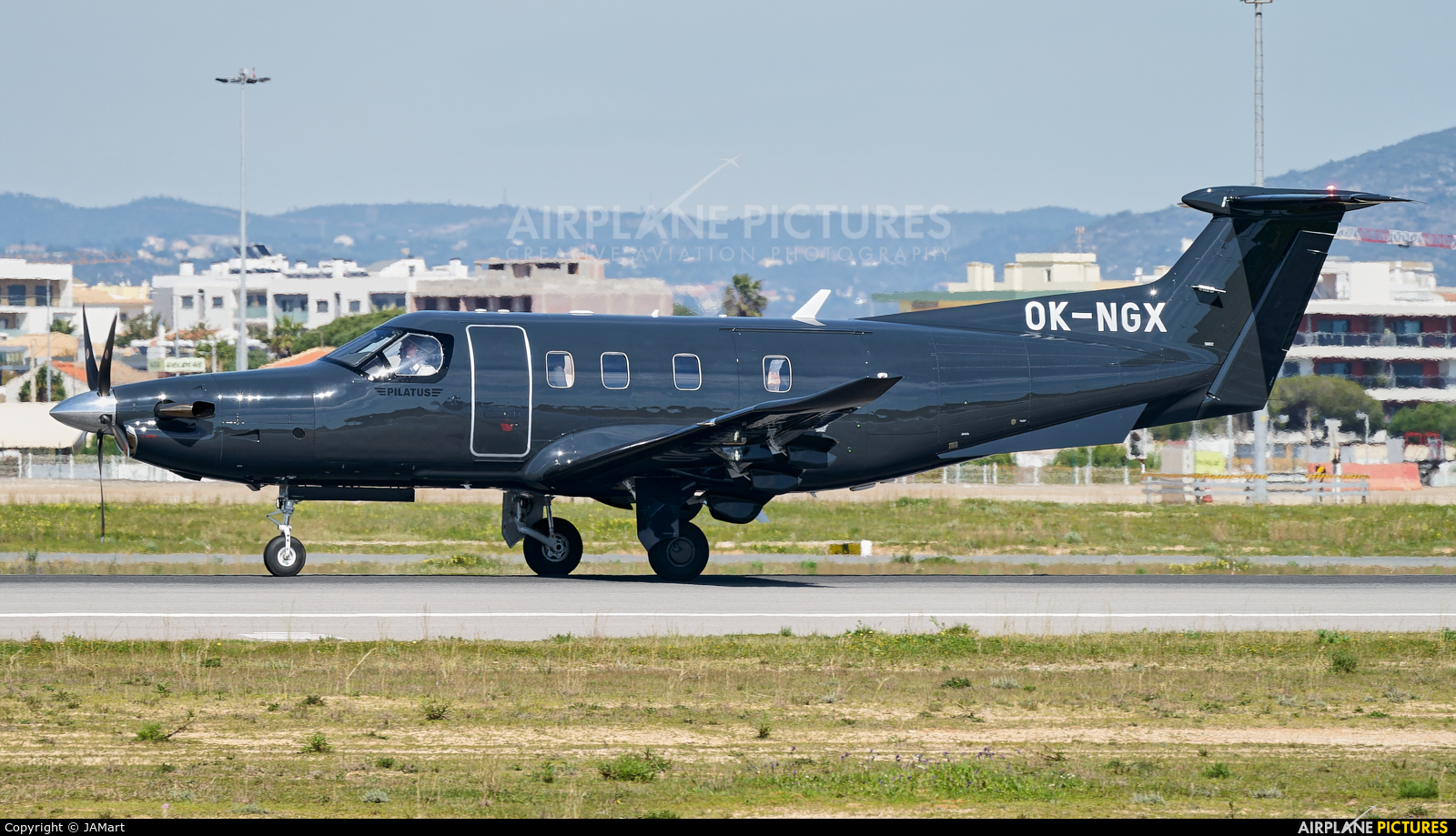 Private OK-NGX aircraft at Faro