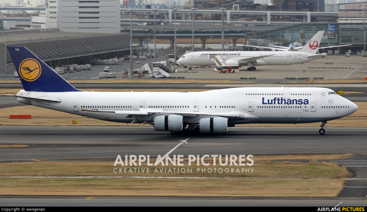 Lufthansa D-ABYM aircraft at Tokyo - Haneda Intl