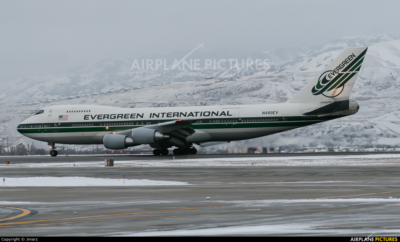 Evergreen International N489EV aircraft at Salt Lake City
