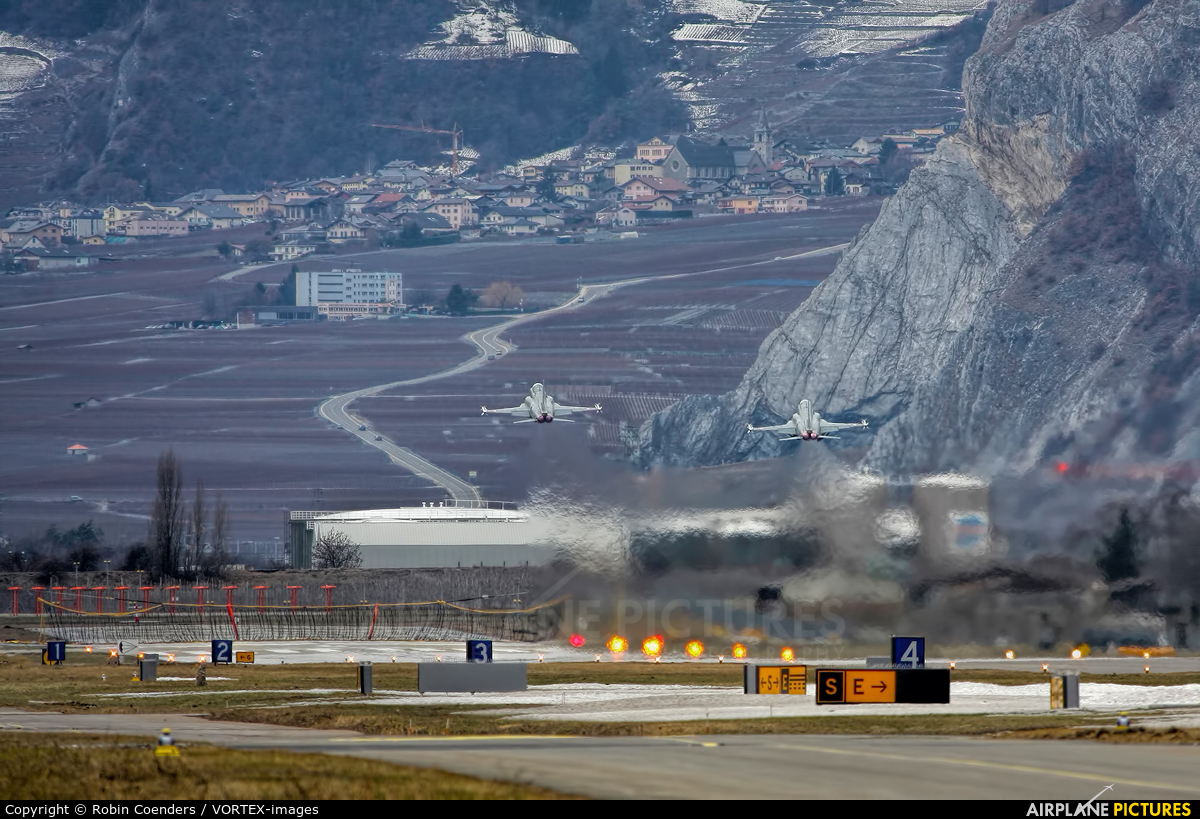 Switzerland - Air Force J-3074 aircraft at Sion