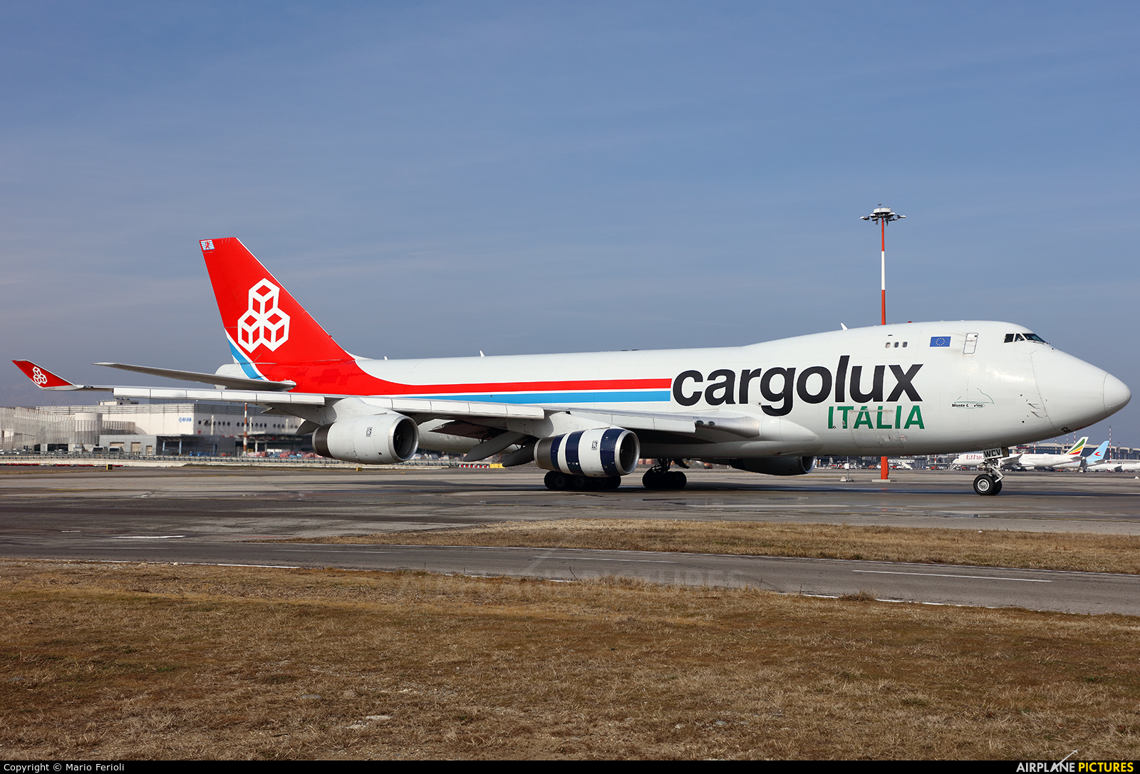 Cargolux Italia LX-WCV aircraft at Milan - Malpensa