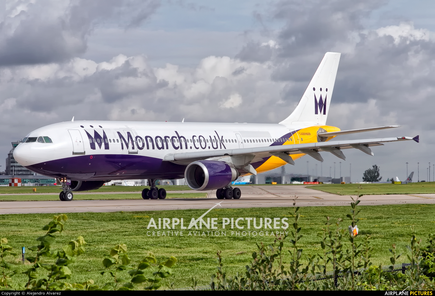 Monarch Airlines G-MONS aircraft at Manchester