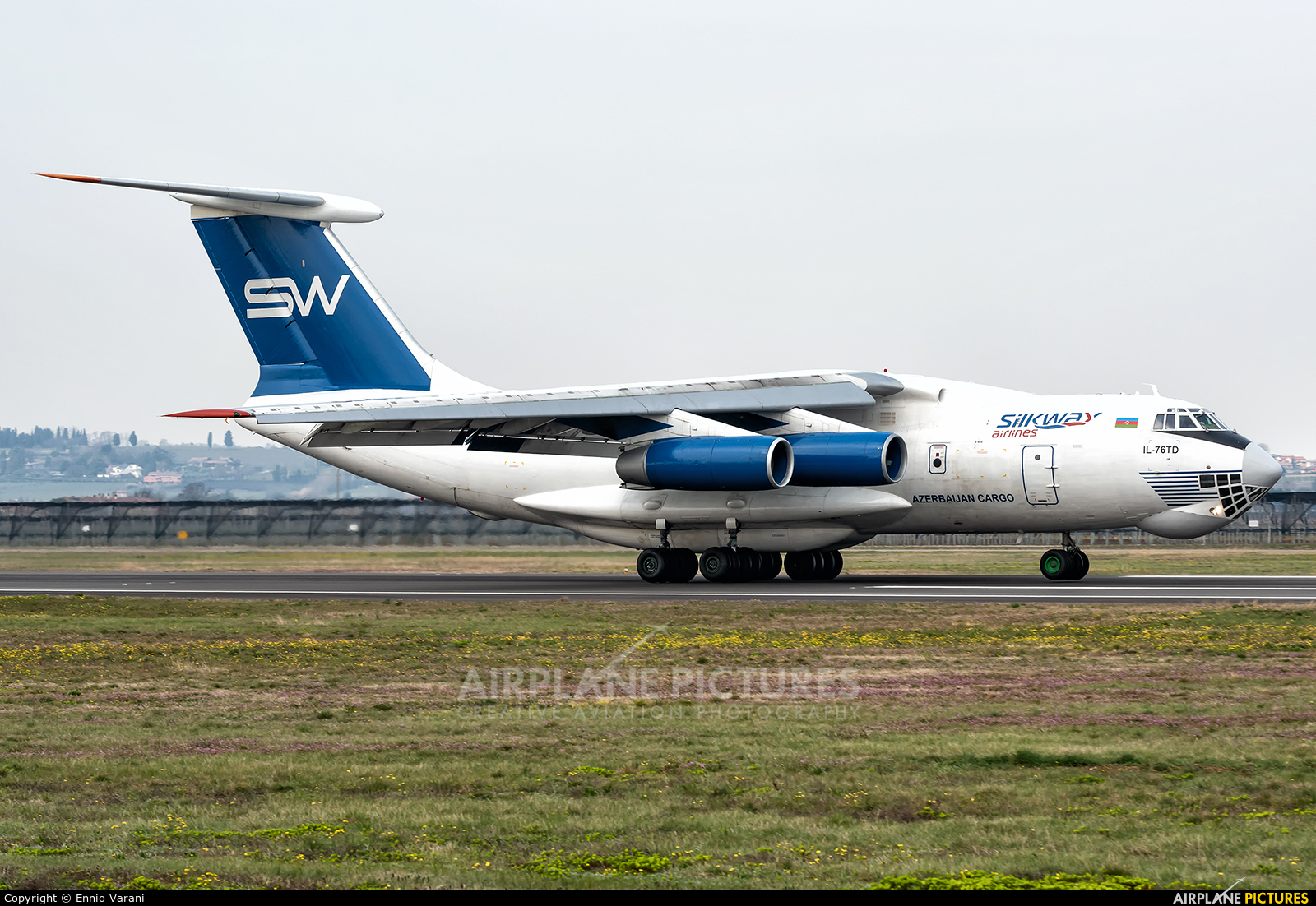 Silk Way Airlines 4K-AZ102 aircraft at Verona - Villafranca