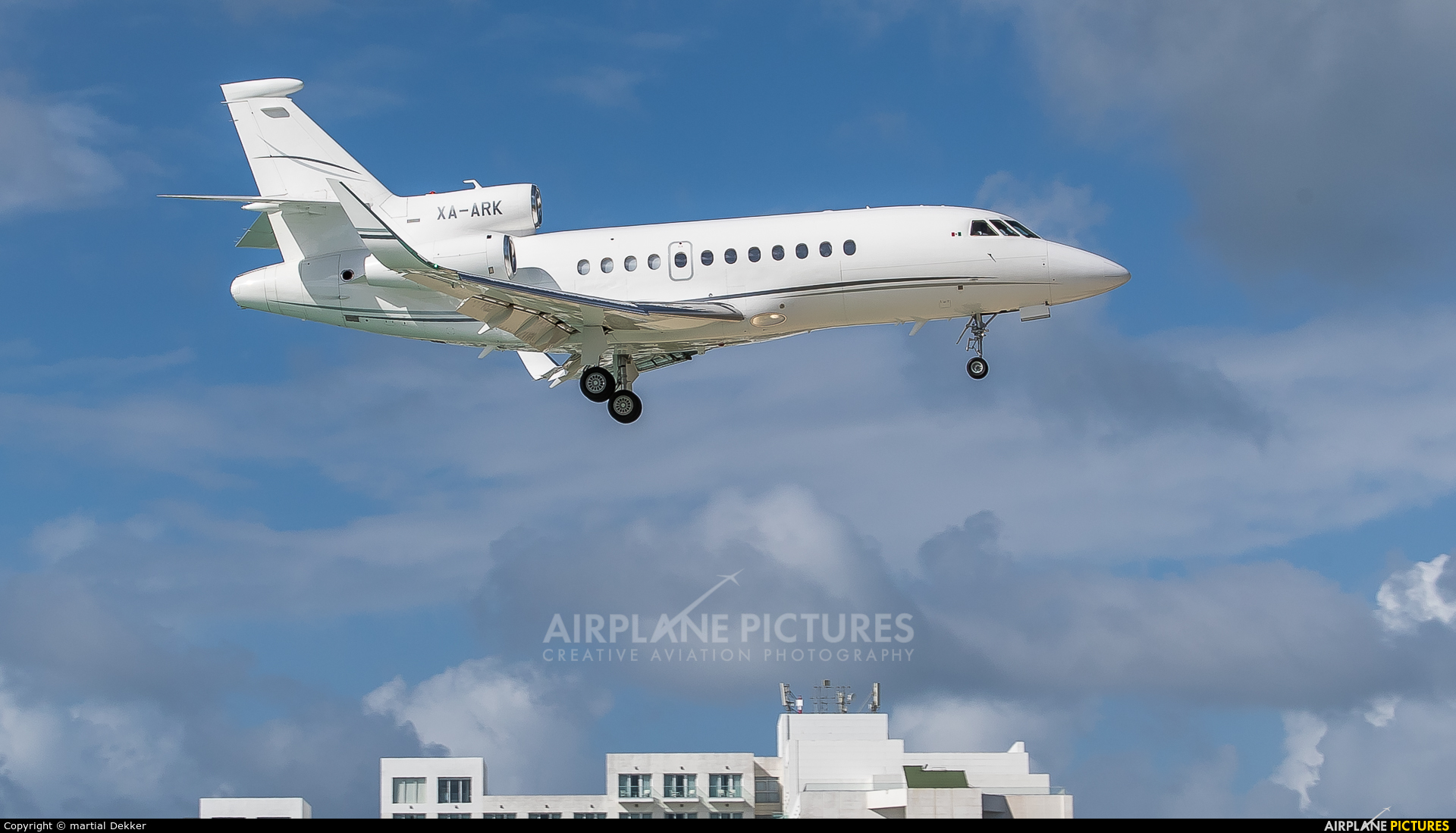 Private XA-ARK aircraft at Sint Maarten - Princess Juliana Intl