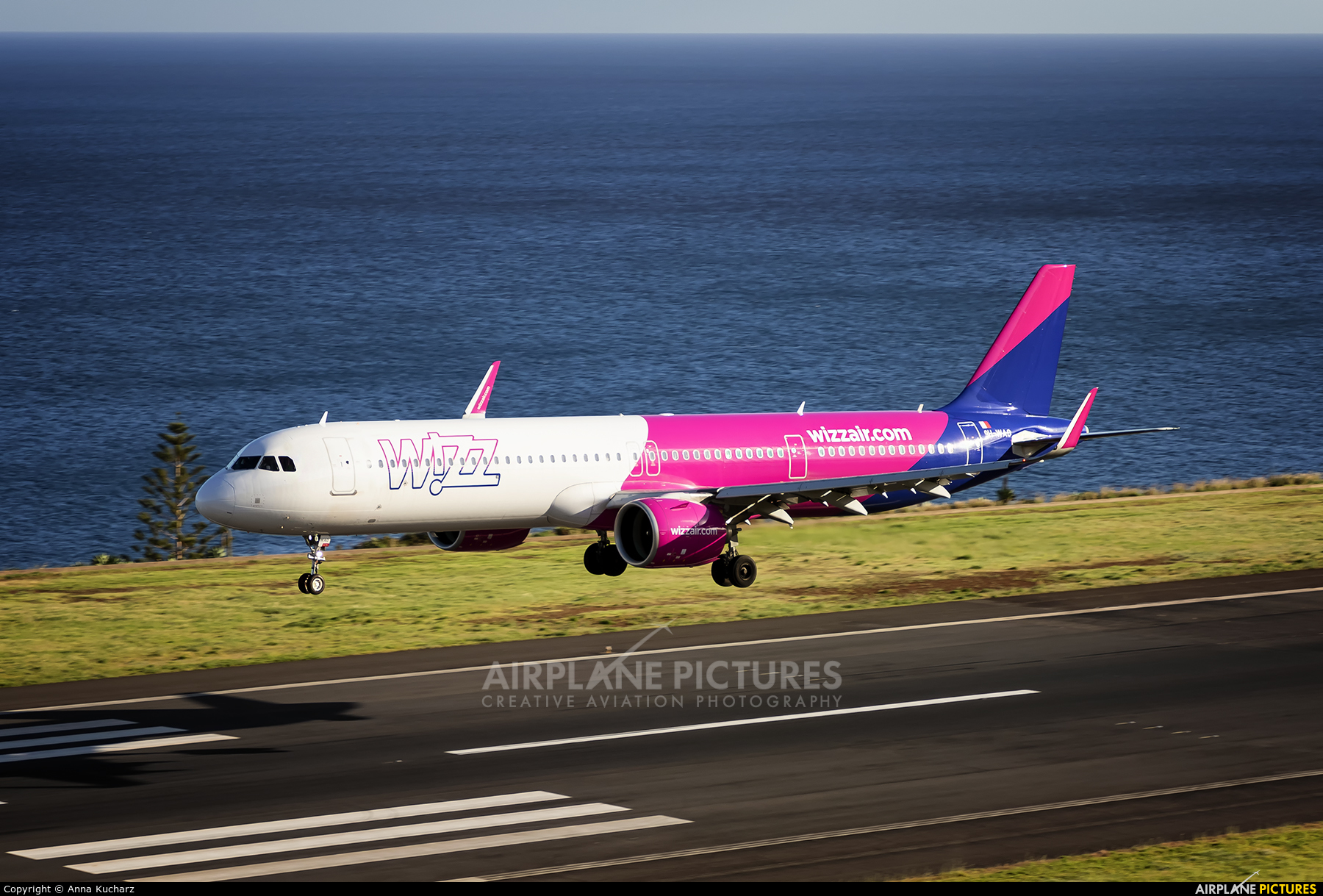 Wizz Air Malta 9H-WAO aircraft at Madeira