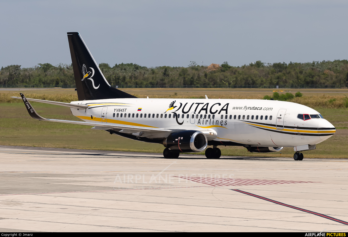 Rutaca Airlines YV645T aircraft at Santo Domingo - Aeropuerto de las Americas