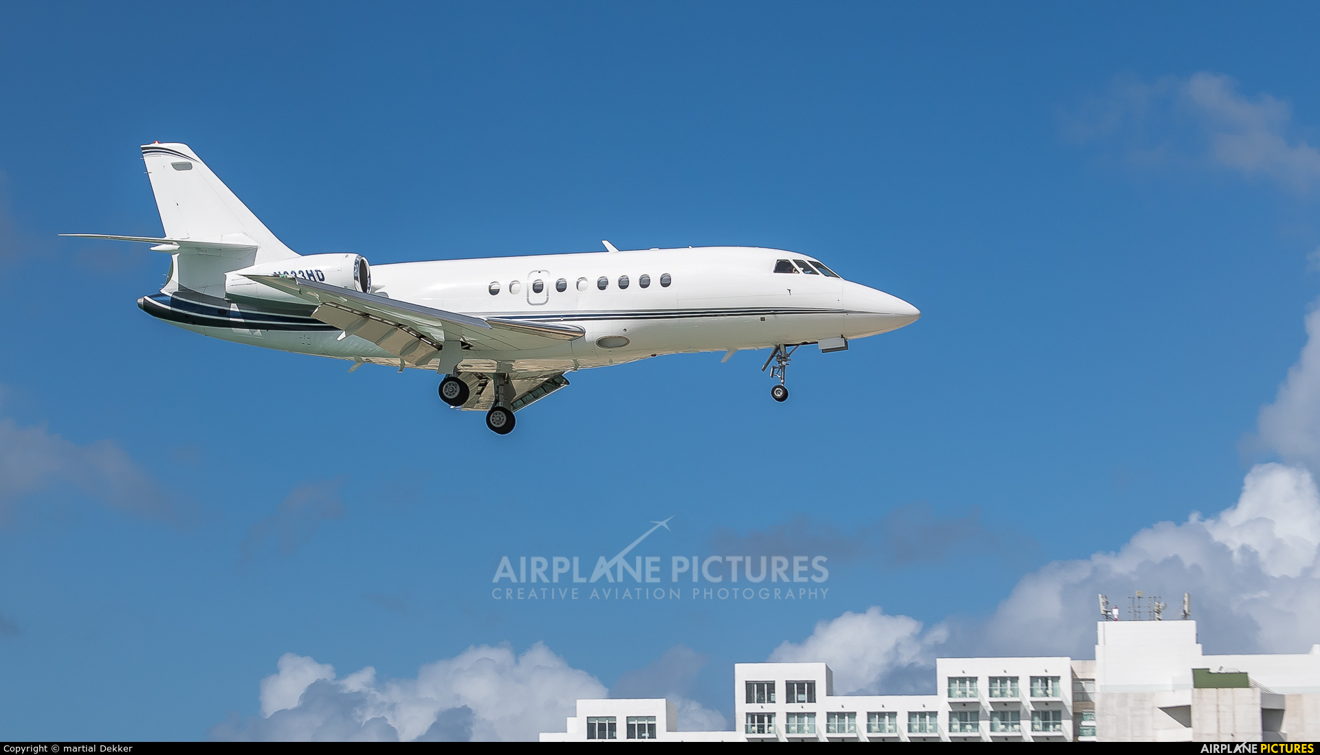 Private N333HD aircraft at Sint Maarten - Princess Juliana Intl