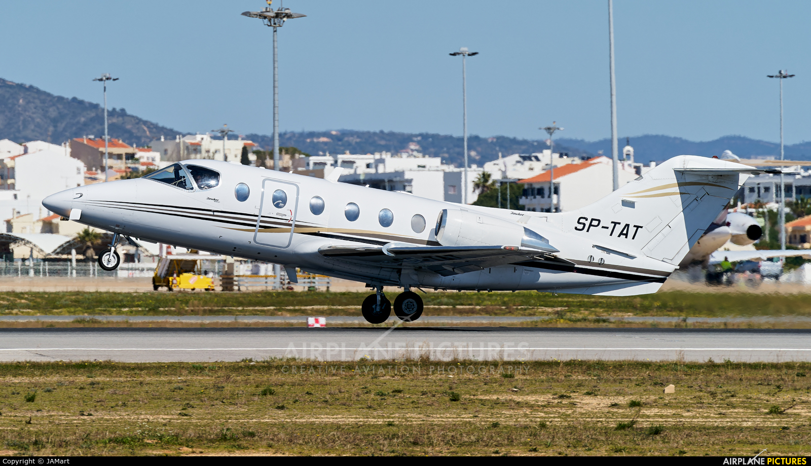 Private SP-TAT aircraft at Faro