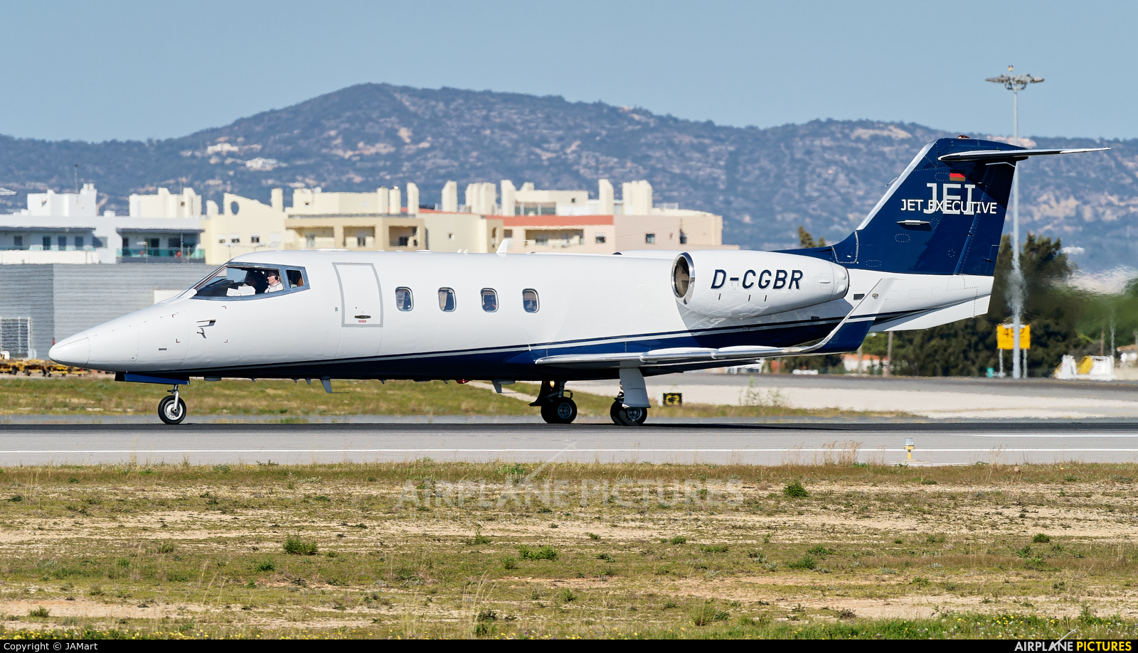 Jet Executive D-CGBR aircraft at Faro