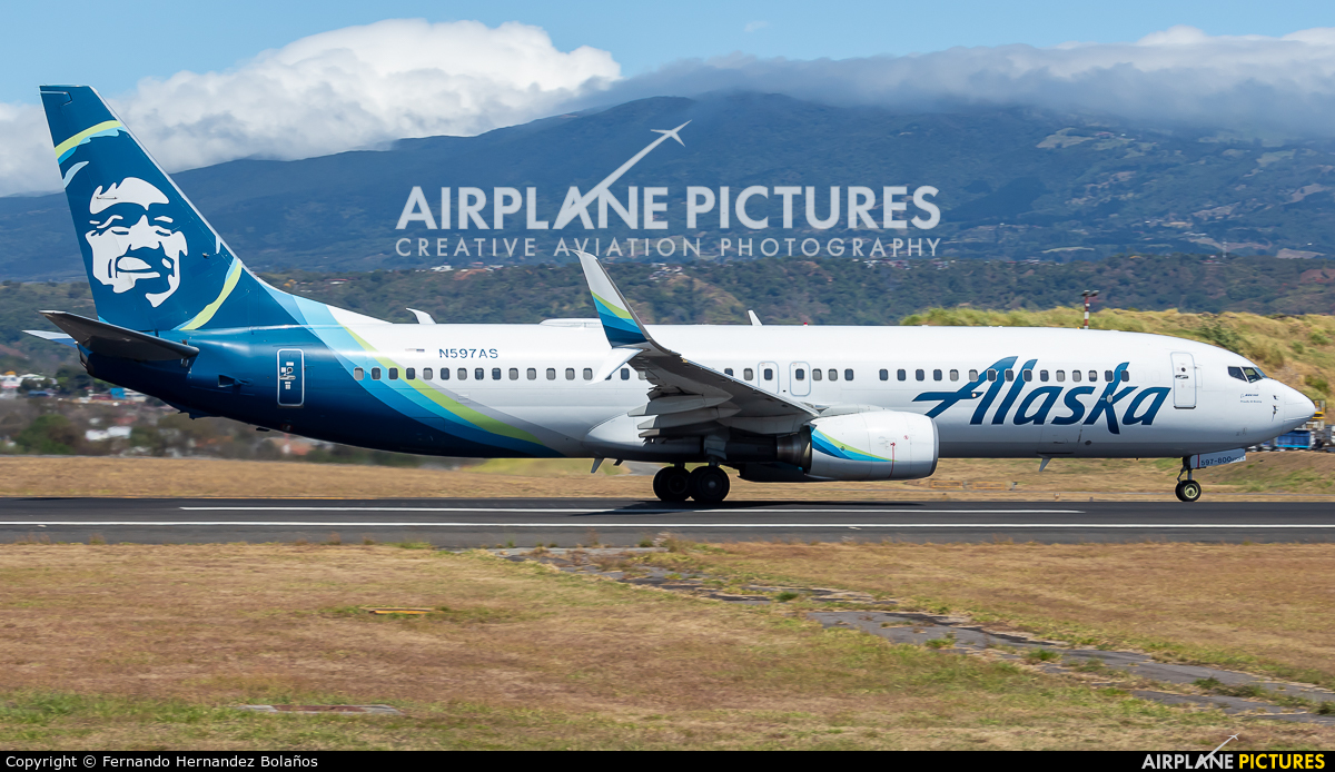 Alaska Airlines N597AS aircraft at San Jose - Juan Santamaría Intl