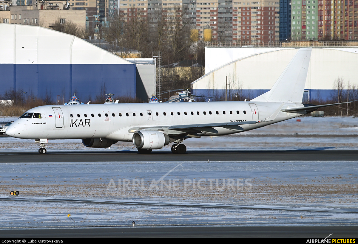 Ikar Airlines RA-02743 aircraft at St. Petersburg - Pulkovo