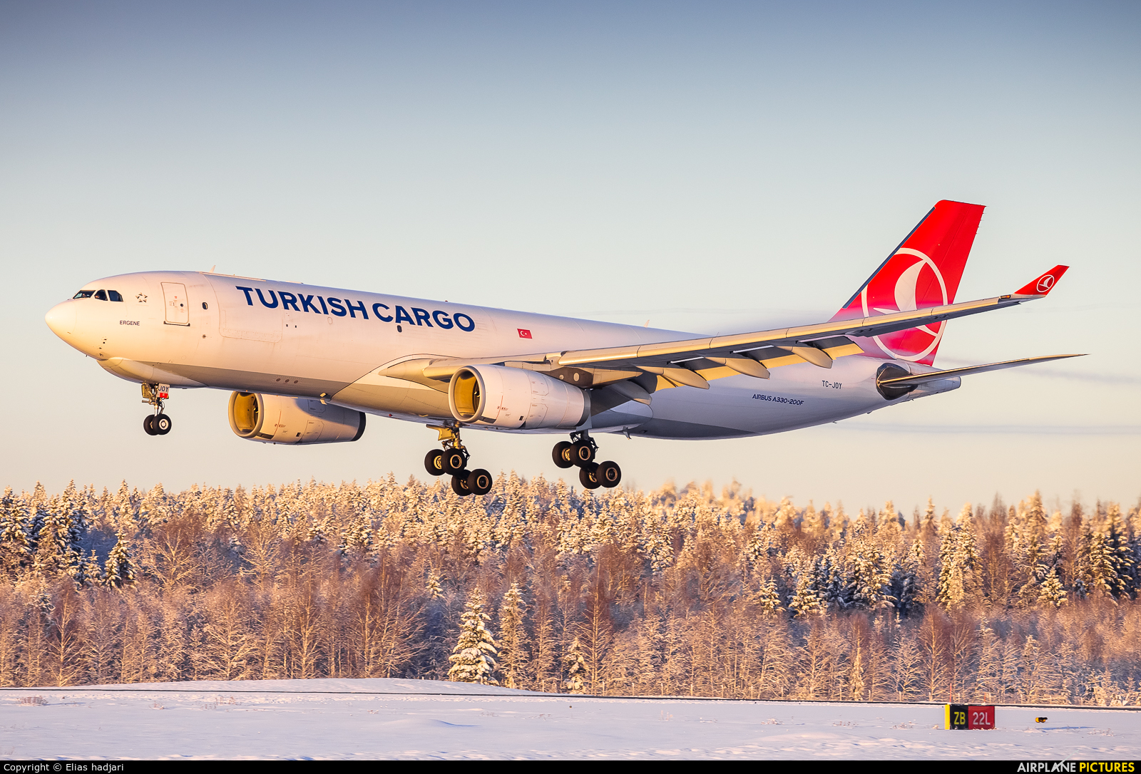 Turkish Cargo TC-JOY aircraft at Helsinki - Vantaa