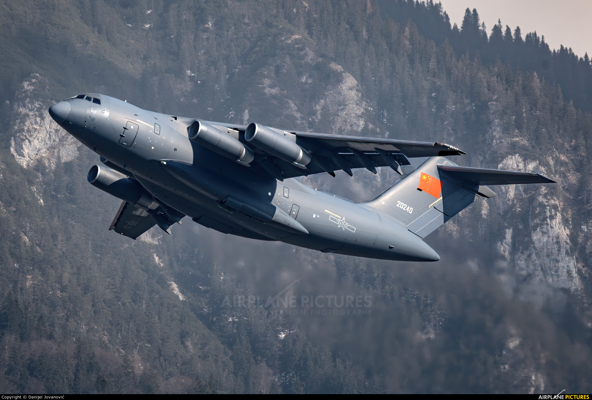 China - Air Force 20240 aircraft at Innsbruck